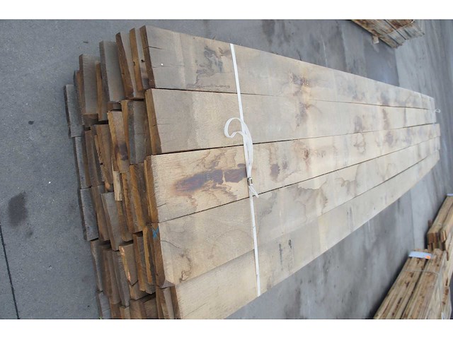 2,31 m³ eiken planken 30mm droog - afbeelding 5 van  5