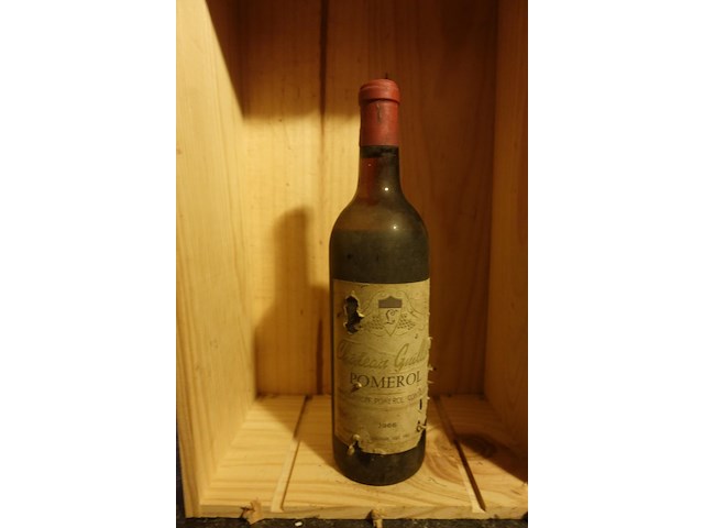 23x 75cl chateau guillot 1966 - afbeelding 1 van  4