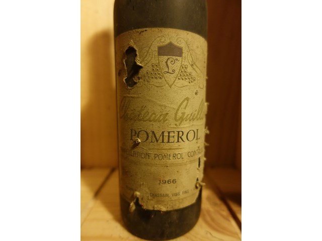 23x 75cl chateau guillot 1966 - afbeelding 2 van  4