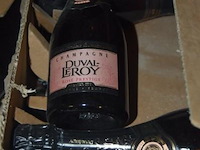 23x fles champagne, duval-leroy, rosé prestige premier cru, rosé, 75cl - afbeelding 1 van  3