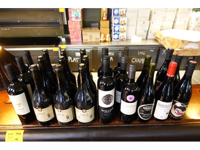 23x fles diverse rode wijnen - afbeelding 2 van  4