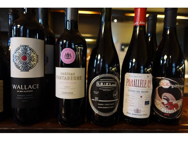 23x fles diverse rode wijnen - afbeelding 4 van  4