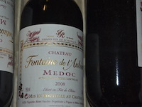23x fles rode wijn, château fontaine de l'aubier, médoc, 2008, 75cl - afbeelding 2 van  3