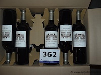 23x fles rode wijn, château peyrabon, haut-médoc, cru bourgeois, 2013, 75cl - afbeelding 1 van  3