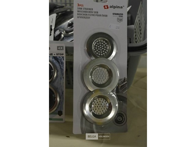 24 afvoerzeefjes en 7 gootsteenzeefjes +stop - afbeelding 2 van  3