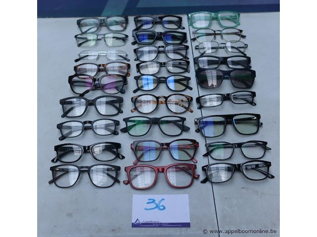 24 diverse leebrillen - afbeelding 1 van  3
