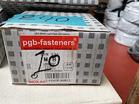 24 dozen inox moeren - afbeelding 2 van  7