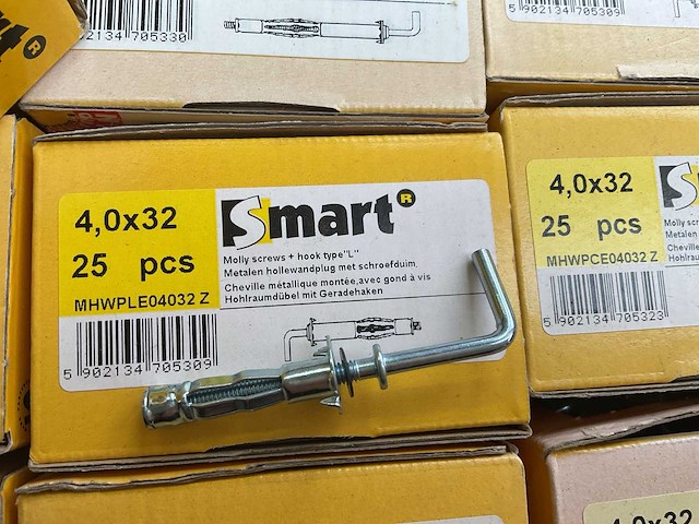 24 dozen metalen hollewandplug met schroefduim - afbeelding 5 van  5