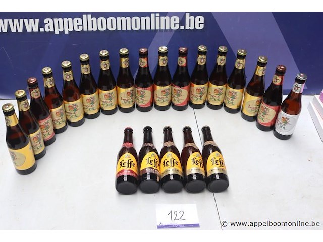 24 flesjes brygse zot en leffe - afbeelding 1 van  4