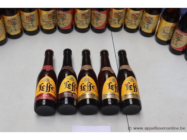 24 flesjes brygse zot en leffe - afbeelding 4 van  4