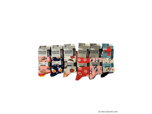 24 paar sokken 36-42 - afbeelding 1 van  2