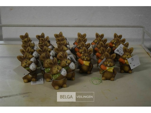 ±24 paashaas beeldjes h=±7cm - afbeelding 1 van  3