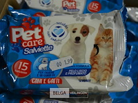 24 pakjes vochtige doekjes voor katten en honden - afbeelding 2 van  2