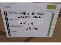 24 pakketten van 1 m² indo teak elegance nature 3d-panelen - afbeelding 6 van  6