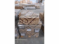 24 pakketten van 1 m² indo teak gun gerookte 3d-paneling