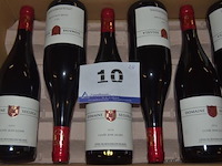 24 rode flessen wijn domaine seguela cuvée jean julien 2010, côtes du roussillon villages appellation protégée, 750ml