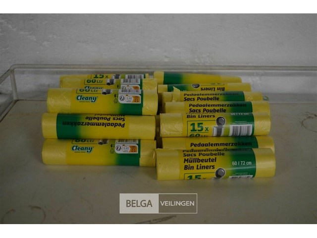 ±24 rollen plastieken zakjes 60l - afbeelding 1 van  2