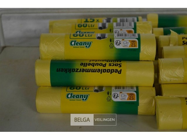 ±24 rollen plastieken zakjes 60l - afbeelding 2 van  2