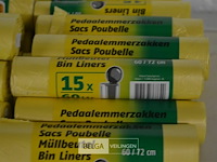 ±24 rollen plastieken zakjes 60l - afbeelding 2 van  2