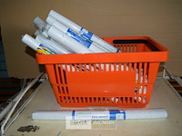 ±24 rollen transparante zelfklevende kaftfolie - afbeelding 1 van  2