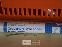 ±24 rollen transparante zelfklevende kaftfolie - afbeelding 2 van  2