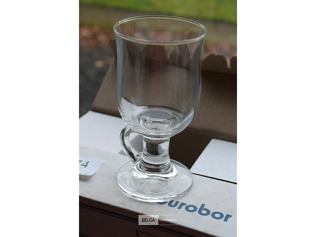 24 thee/choco glazen - afbeelding 1 van  2