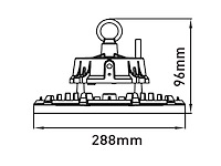 24 x 200w 6500k pro led ufo highbay waterdicht - afbeelding 6 van  7
