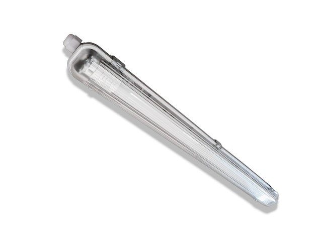 24 x 60cm enkele led tl t8 armaturen waterdicht - afbeelding 1 van  9