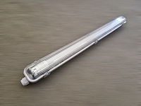 24 x 60cm enkele led tl t8 armaturen waterdicht - afbeelding 3 van  9