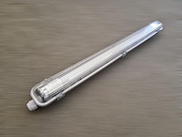 24 x 60cm enkele led tl t8 armaturen waterdicht - afbeelding 3 van  9