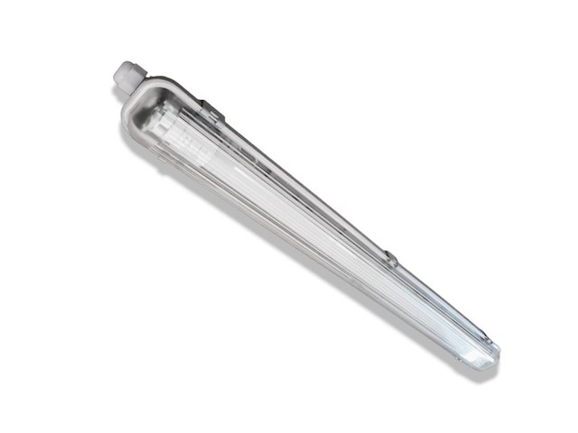 24 x 60cm enkele led tl t8 armaturen waterdicht - afbeelding 1 van  9