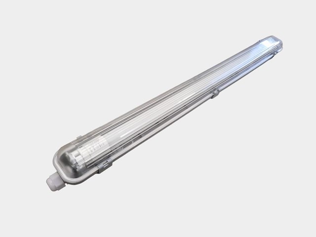 24 x 60cm enkele led tl t8 armaturen waterdicht - afbeelding 2 van  9