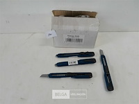 24 x afbreekmes 9 mm pvc huls - afbeelding 1 van  3