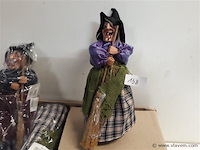 24 x deco heksen +/- 21 cm - afbeelding 2 van  2