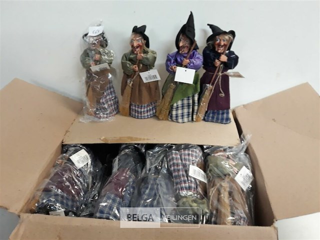 24 x deco heksen +/- 23 cm - afbeelding 2 van  3