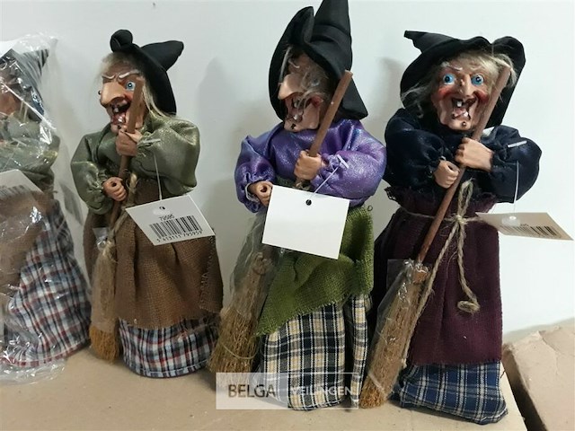 24 x deco heksen +/- 23 cm - afbeelding 3 van  3