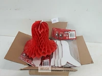 24 x deco klok papier 15 cm - afbeelding 3 van  3