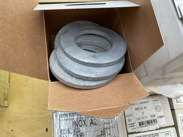 24 x dozen inox schroeven; rondellen - afbeelding 2 van  12