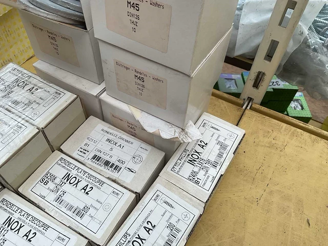 24 x dozen inox schroeven; rondellen - afbeelding 3 van  12