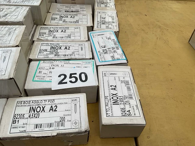 24 x dozen inox schroeven; rondellen - afbeelding 8 van  12