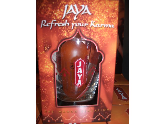 24 x glas + flesje mangolikeur in display - afbeelding 2 van  3