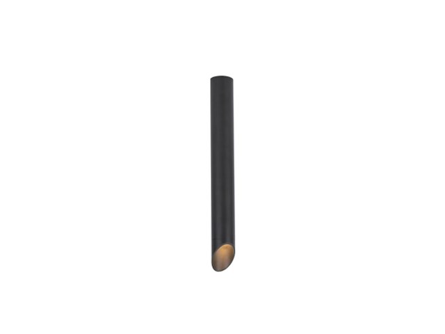 24 x gu10 opbouw design armatuur cilinder zand zwart 45cm - afbeelding 4 van  10