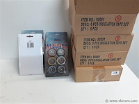 24 x isolatie tape 6 stuks gekleurd - afbeelding 1 van  2