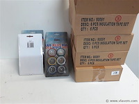 24 x isolatie tape 6 stuks gekleurd - afbeelding 1 van  2