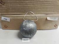 24 x kerstbal zilver - afbeelding 3 van  3