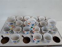 24 x koffiemok 10 cm - afbeelding 1 van  2