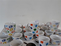 24 x koffiemok 10 cm - afbeelding 2 van  2
