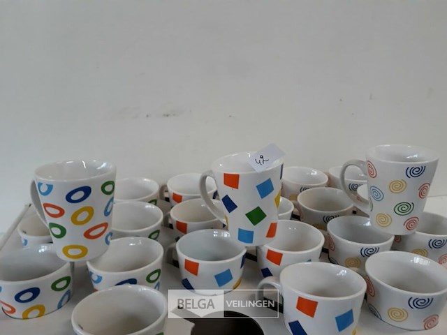 24 x koffiemok 10 cm - afbeelding 3 van  3