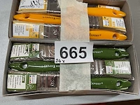 24 x kwasten voor houtbescherming of lakverf