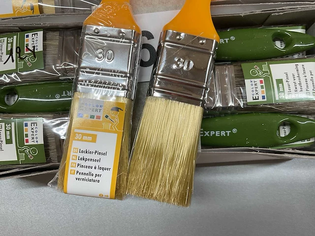 24 x kwasten voor houtbescherming of lakverf - afbeelding 2 van  5